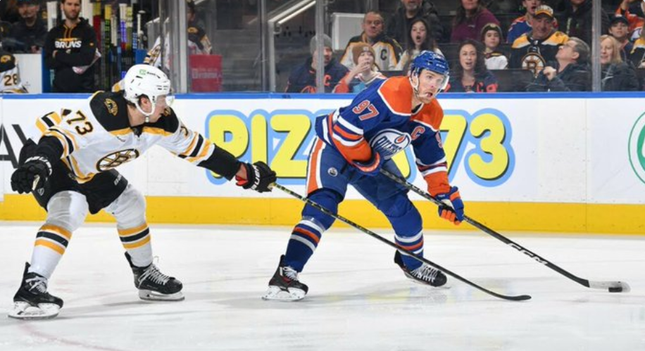 Bruins Edge Oilers 6-5 in Dramatic Overtime Thriller