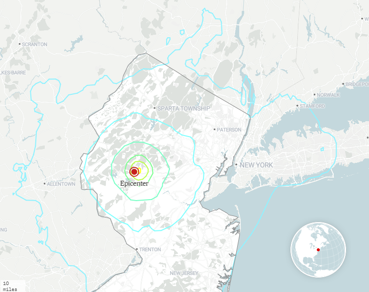 Rare Earthquake Rocks East Coast: Northeast U.S. Shaken by 4.8 Magnitude Temblor